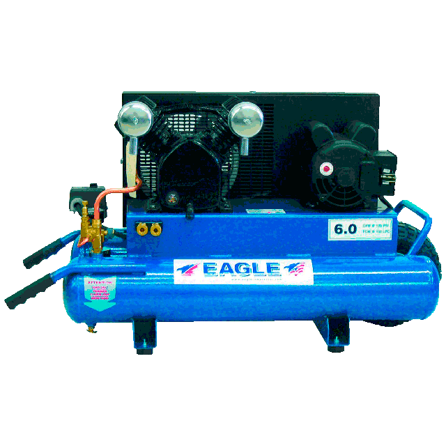 Portable air compressor 6 CFM