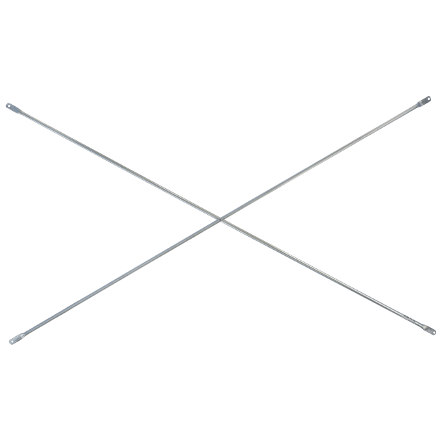 Scaffold cross brace 10 ft x 4 ft - blue