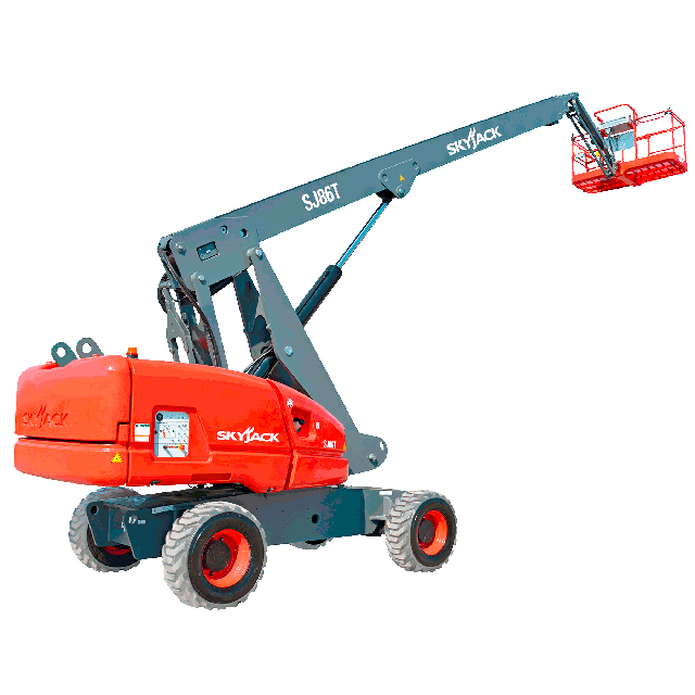 Telescopic boom lift 85ft 4WD diesel